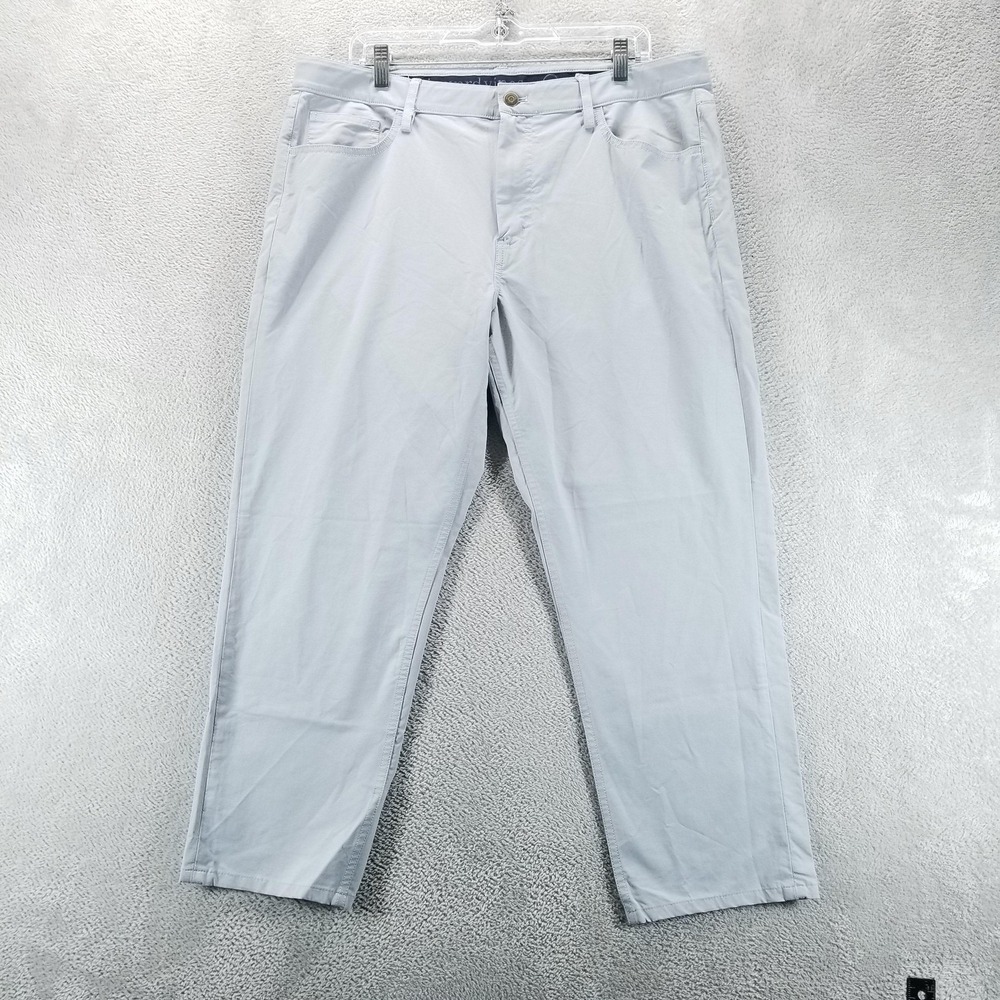 Vineyard Vines Pants Mens 36 Gray On The Go Performance‎ Stretch Chino Golf